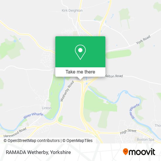 RAMADA Wetherby map