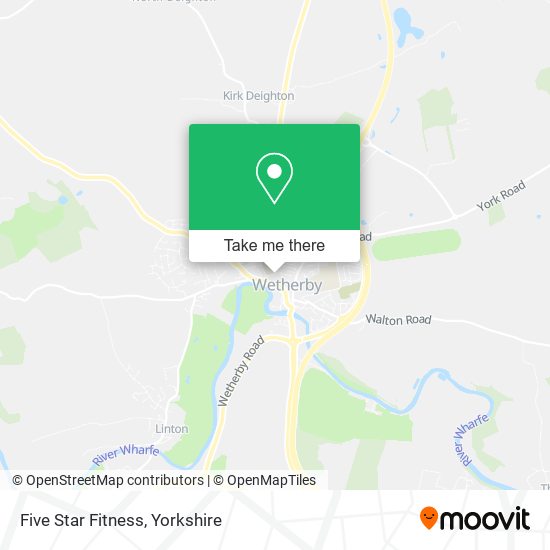 Five Star Fitness map