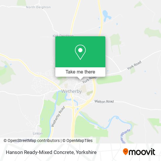 Hanson Ready-Mixed Concrete map
