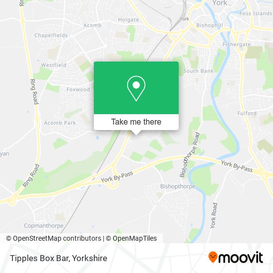 Tipples Box Bar map