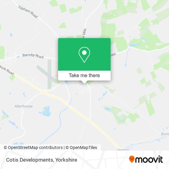 Cotis Developments map