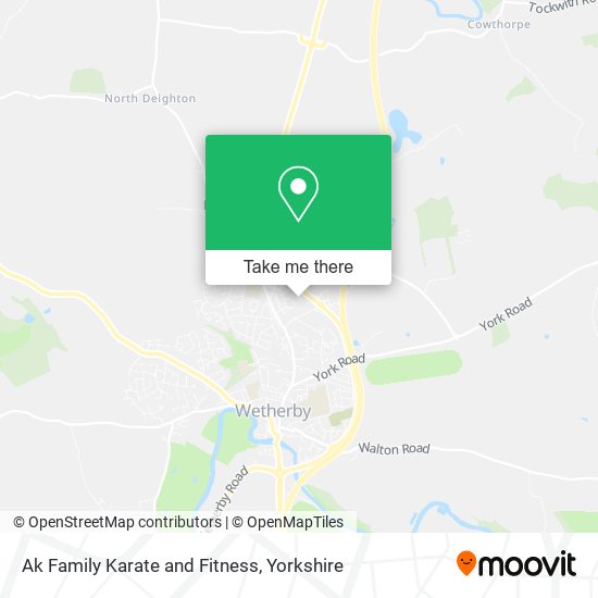 Ak Family Karate and Fitness map