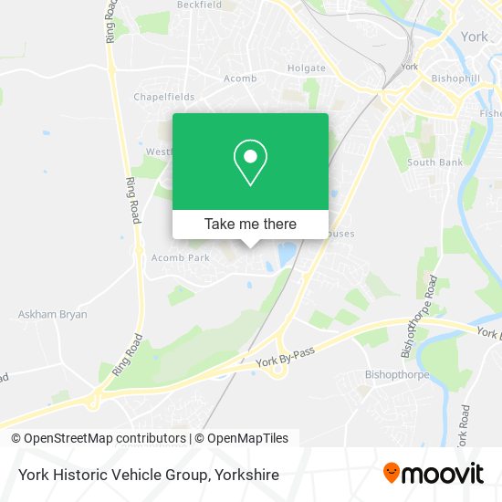 York Historic Vehicle Group map