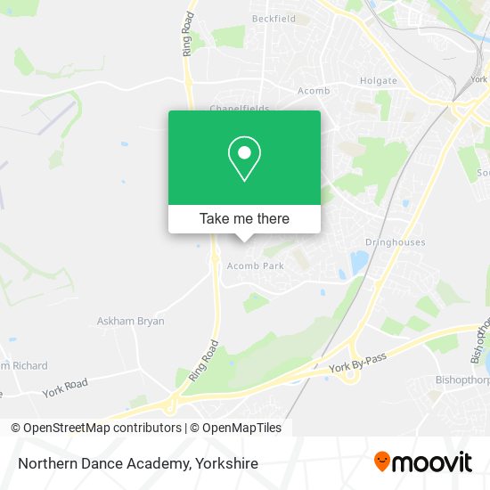 Northern Dance Academy map