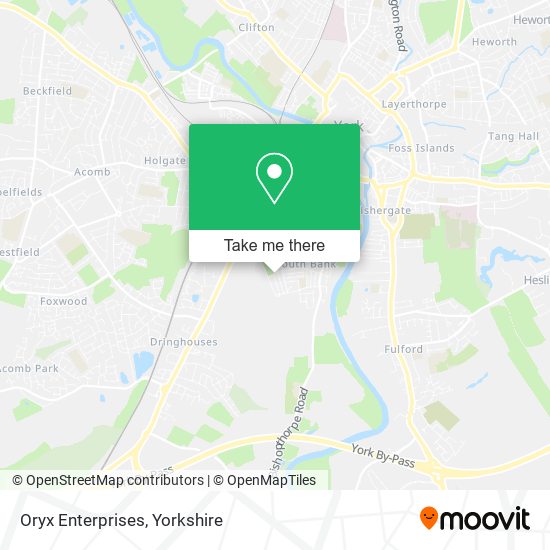 Oryx Enterprises map