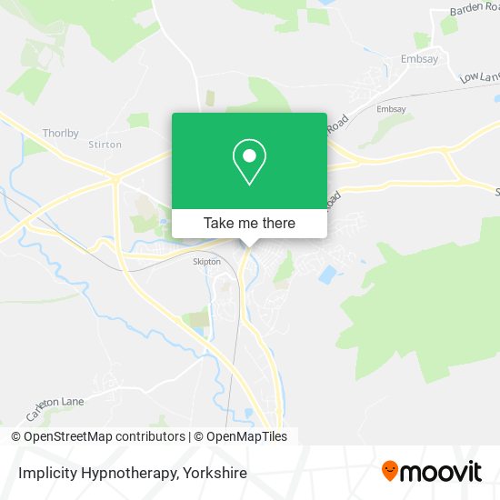 Implicity Hypnotherapy map