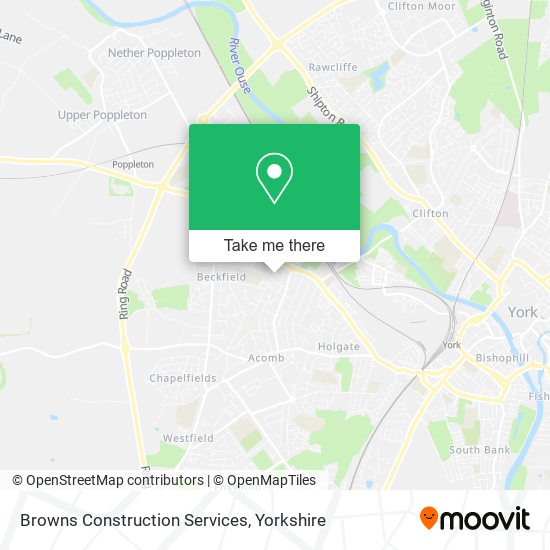 Browns Construction Services map