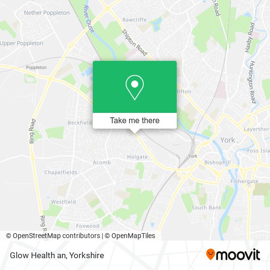 Glow Health an map