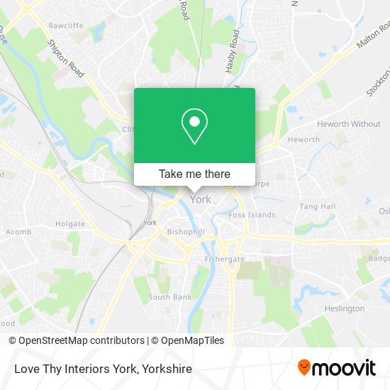 Love Thy Interiors York map