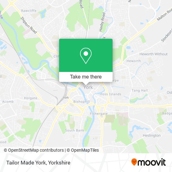 Tailor Made York map
