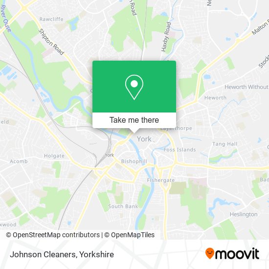 Johnson Cleaners map