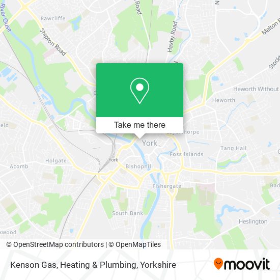 Kenson Gas, Heating & Plumbing map