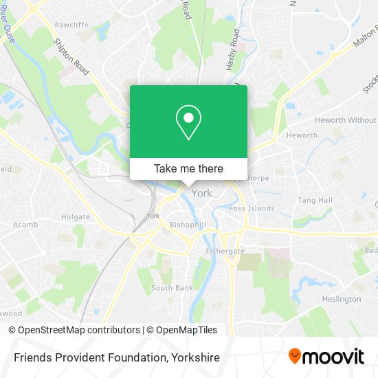 Friends Provident Foundation map