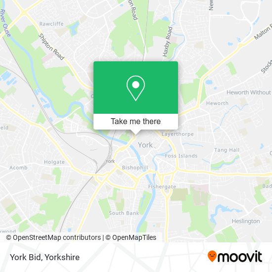 York Bid map