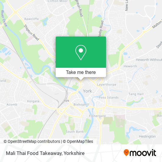 Mali Thai Food Takeaway map