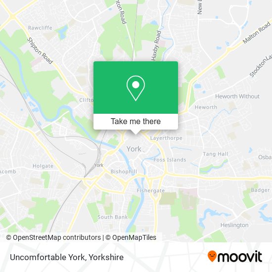 Uncomfortable York map