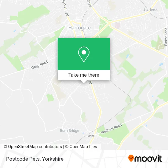 Postcode Pets map
