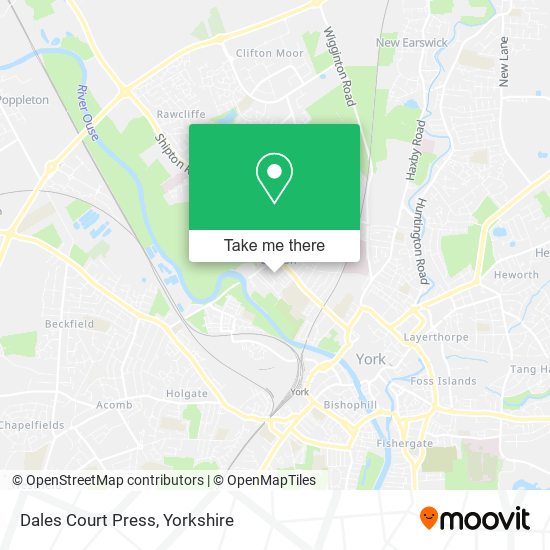 Dales Court Press map