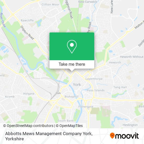 Abbotts Mews Management Company York map