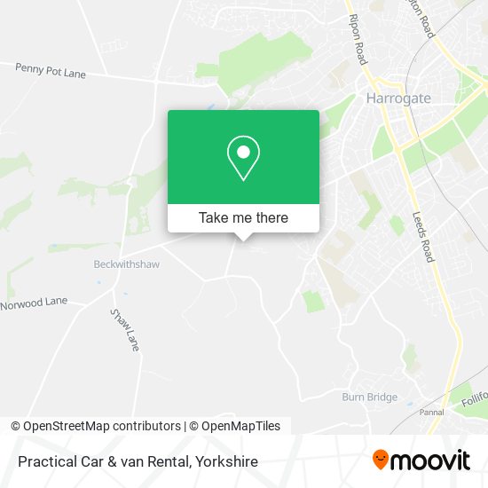 Practical Car & van Rental map