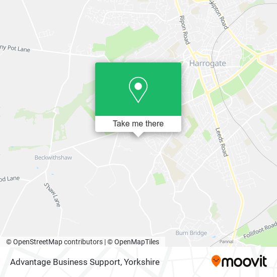 Advantage Business Support map