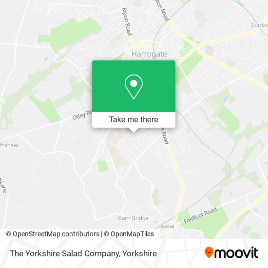 The Yorkshire Salad Company map
