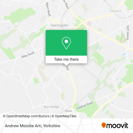 Andrew Moodie Arti map