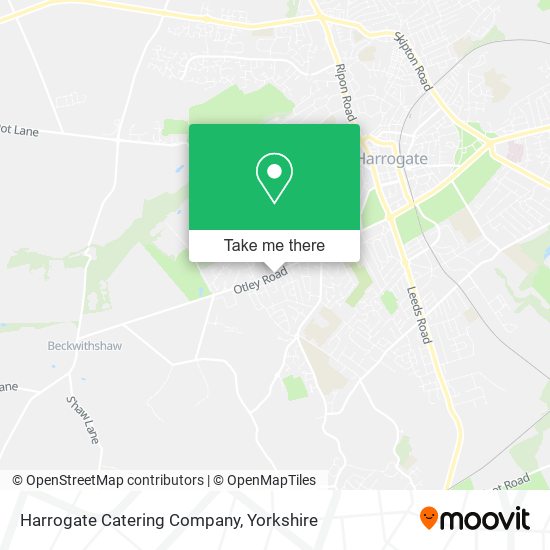 Harrogate Catering Company map