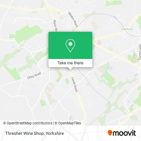 Thresher Wine Shop map