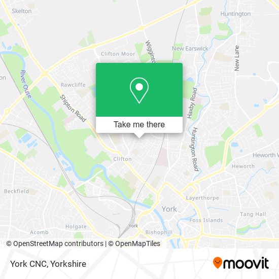 York CNC map