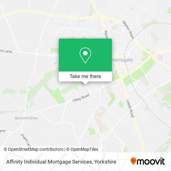 Affinity Individual Mortgage Services map