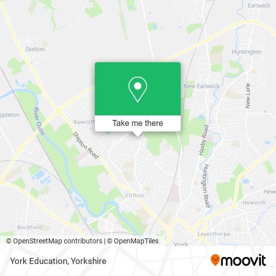 York Education map