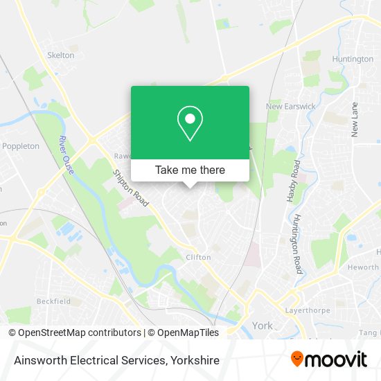 Ainsworth Electrical Services map