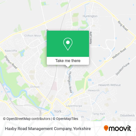 Haxby Road Management Company map