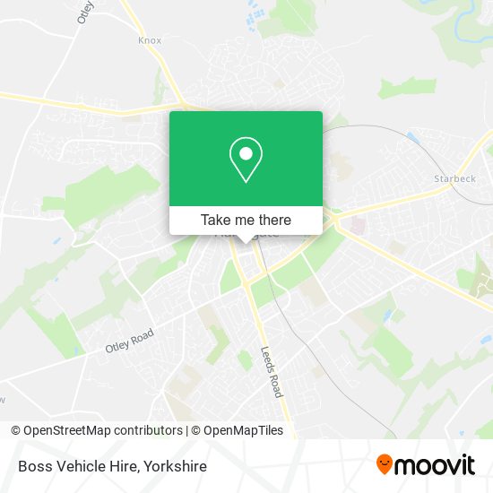 Boss Vehicle Hire map