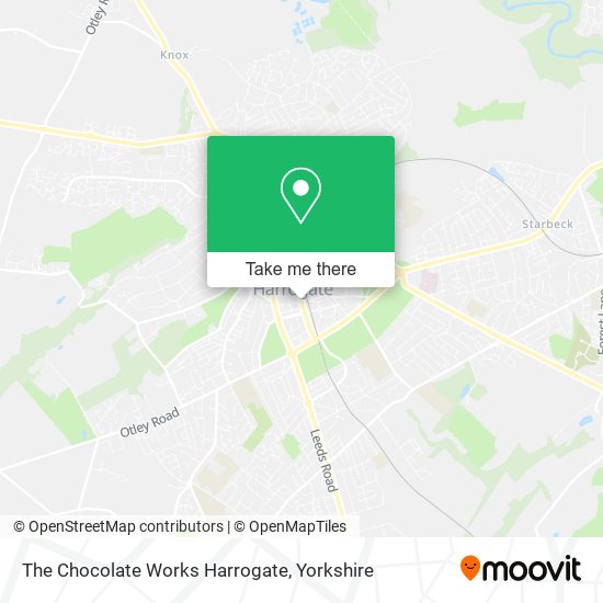 The Chocolate Works Harrogate map