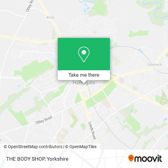 THE BODY SHOP map