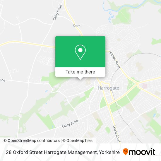 28 Oxford Street Harrogate Management map