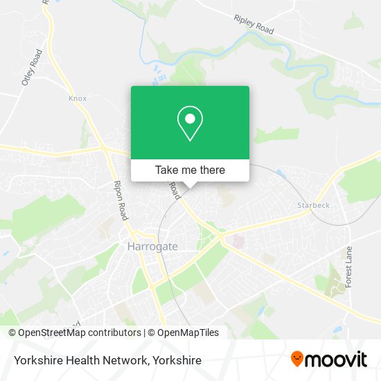 Yorkshire Health Network map