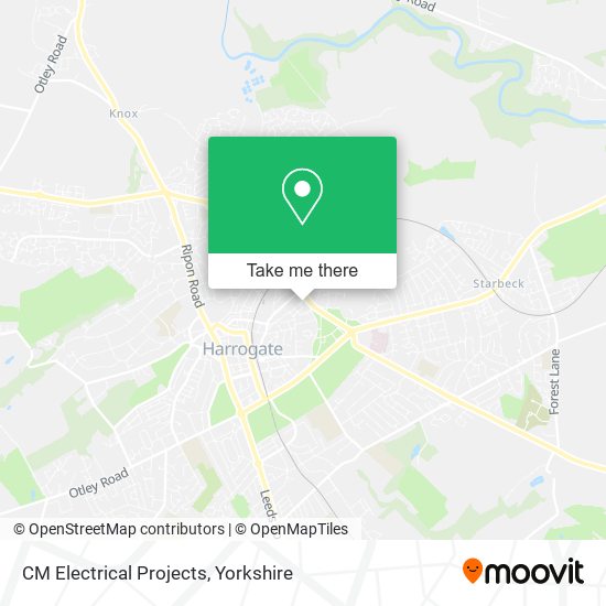 CM Electrical Projects map