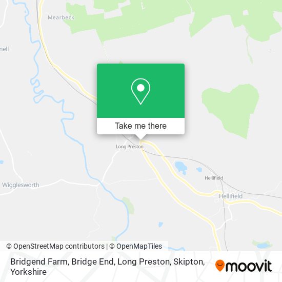 Bridgend Farm, Bridge End, Long Preston, Skipton map