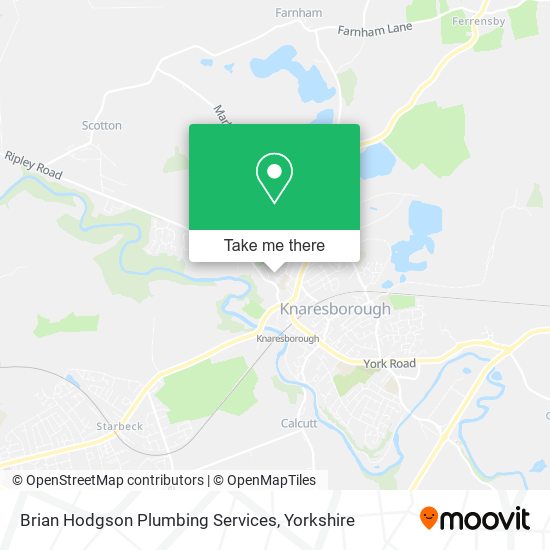 Brian Hodgson Plumbing Services map