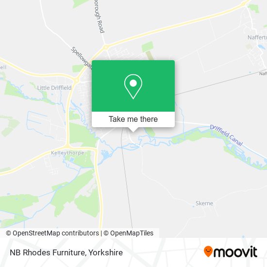 NB Rhodes Furniture map