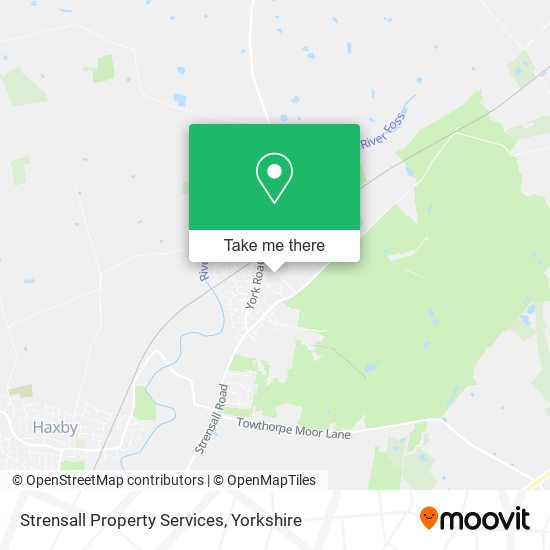 Strensall Property Services map