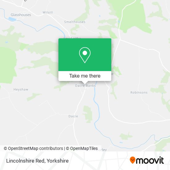 Lincolnshire Red map