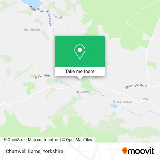 Chartwell Barns map