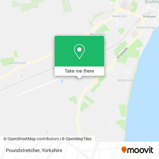 Poundstretcher map