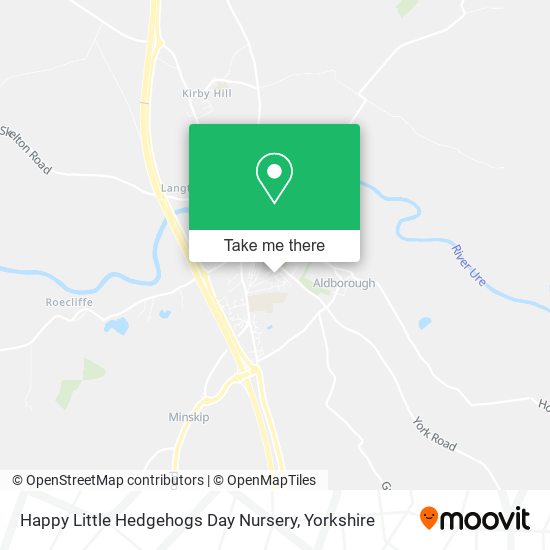 Happy Little Hedgehogs Day Nursery map