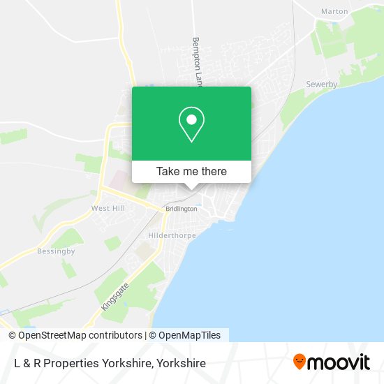 L & R Properties Yorkshire map