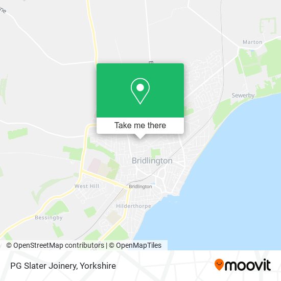 PG Slater Joinery map